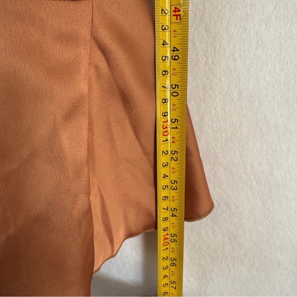 Show Me Your MuMu Copper Ruffle Midi Dress - Picture 11 of 12